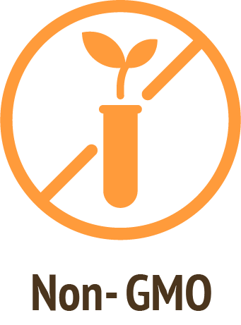 non GMO orange icon do only good pet food