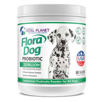 health flora dog probiotic powder vital planet